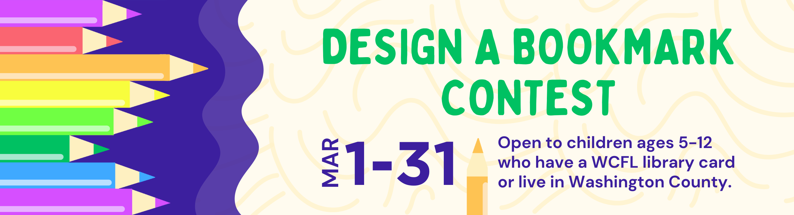 Design a Bookmark Contest
