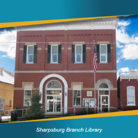 Sharpsburg Branch Library- red brick building.