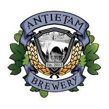Antietam Brewery logo - Antietam bridge in middle of crest logo
