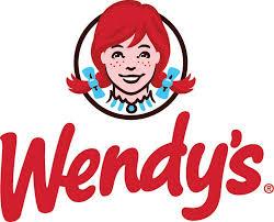 Wendy's logo - girl with red her and blue ribbons in pigtails