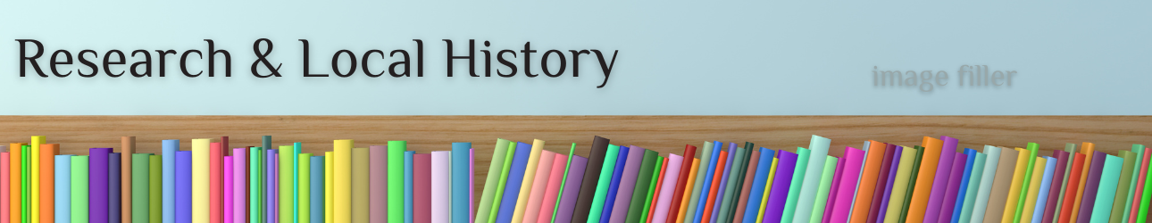 Research & Local History banner
