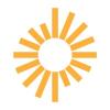 College Navigator logo icon - sun with wide straight lines