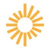 College Navigator logo icon - sun with wide straight lines